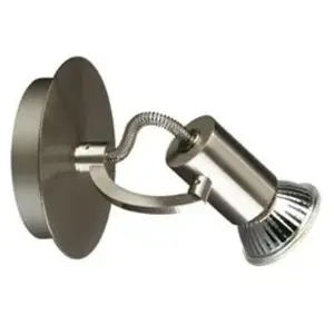 PHILIPS 561801716 MY LIVING PLAFONNIER MÉTAL ACIER BROSSÉ 1 X 50 W pas cher