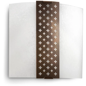 Comparateur de prix : Plafonnier design salon éclairage spot en verre couloir marron clair P...