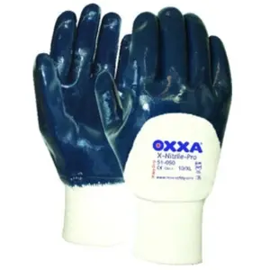 Oxxa, Gants de protection, Gant X-Nitrile-Pro, taille 9, manchette partiellement enduite (9) pas cher