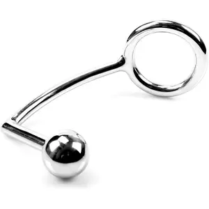Kiotos Steel RVS Cockring met Anaalplug Ø 45 mm pas cher
