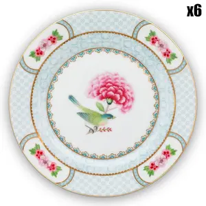 Essenza Home Pip Studio 26-51001199 Blushing Birds Assiette à pain Blanc 17 cm pas cher