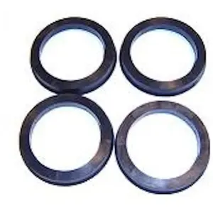 Sinatec Centreerringen 73.1->54.1mm Zwart 4 stuksVendu parwinparts