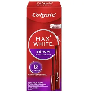 Colgate Max White Ultimate Sérum blancheur nuit 2,5 mlVendu paratida-sante-discount-fr