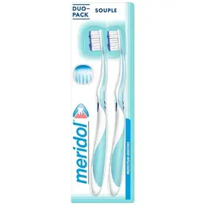 Comparateur de prix : Meridol Brosse à Dents Souple Duo Pack de 2