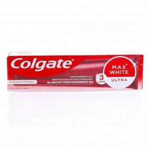 Colgate Tandpasta Max White Ultra Deep Clean 75 ml pas cher