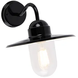 QAZQA kansas - Moderne Wandlamp voor buiten - 1 lichts - Ø 29.4 cm - Z... pas cher