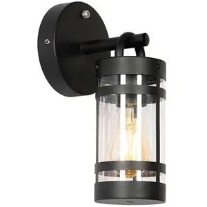 QAZQA ruben - Industriele Wandlamp voor buiten - 1 lichts - D 168 mm -...Vendu parbol