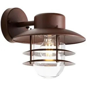 QAZQA shell - Industriele Wandlamp voor buiten - 1 lichts - Ø 21.6 cm ...Vendu parbol