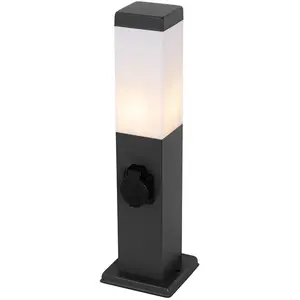 QAZQA malios - Moderne Buitenlamp met stopcontact - 1 lichts - H 45 cm...Vendu parbol
