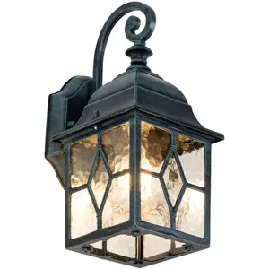 QAZQA london - Landelijke Wand lantaarn voor buiten - 1 lichts - D 17.... pas cher