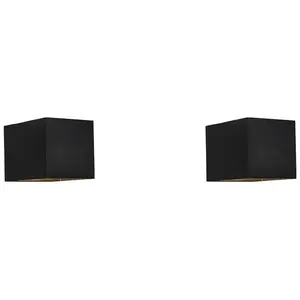 QAZQA transfer - Moderne Wandlamp voor binnen - 2 stuks - D 105 mm - Z... pas cher
