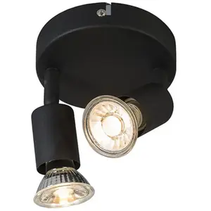 QAZQA jeany - Moderne Wand en Plafondspot | Spotje | Opbouwspot - 2 li...Vendu parbol