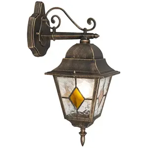 QAZQA antigua - Landelijke Wandlamp voor buiten - 1 lichts - D 255 mm ...Vendu parbol