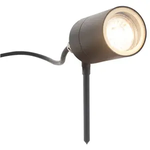 QAZQA solo - Moderne Priklamp | Prikspot - 1 lichts - L 90 mm - Donker...Vendu parbol