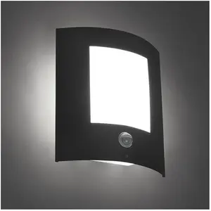 QAZQA emmerald - Moderne Wandlamp met Bewegingsmelder | Bewegingssenso...