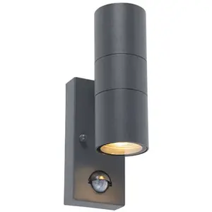 QAZQA duo - Moderne Buitenlamp met Bewegingsmelder | Bewegingssensor |...Vendu parbol