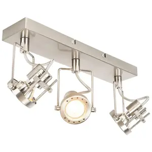QAZQA suplux - Industriele Plafondspot | Spotje | Opbouwspot - 3 licht...Vendu parbol