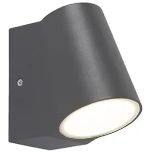 QAZQA uma - Moderne LED Wandlamp voor buiten - 1 lichts - D 120 mm - D...Vendu parbol
