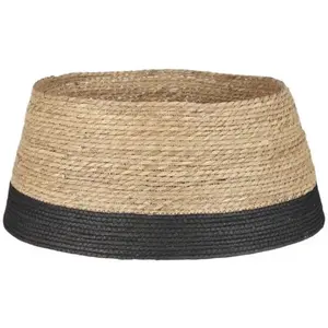 Comparateur de prix : House of Seasons Kerstboomrok - H26 x Ø58 cm - Zeegras - Zwart