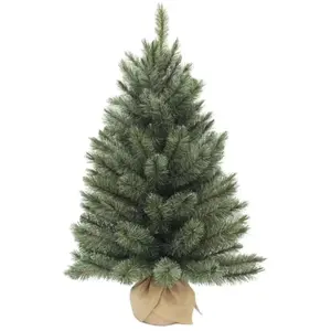 Triumph Tree Kunstkerstboom Forest frosted - 61x61x90 cm - hardnaald - Besneeuwd,BlauwVendu parbol
