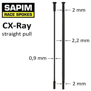 Scope Rayon Sapim Cx-ray 278 mm pas cher