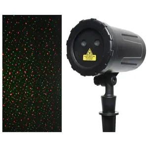 LUMINEO Projecteur laser rotatif 10f avec programmeur. 10x13,5x40cm pas cher