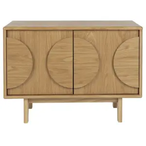 Zuiver, Commode + buffet, Buffet Groove 2 Doors Natural Oak (82 x 40 x... pas cher
