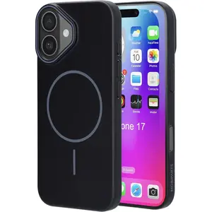 Mobiparts Slim Line Case Apple iPhone 17 (MagSafe Compatible) Onyx Bla... pas cher
