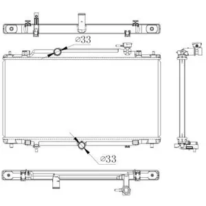 Radiateur 550012 NRF pas cher