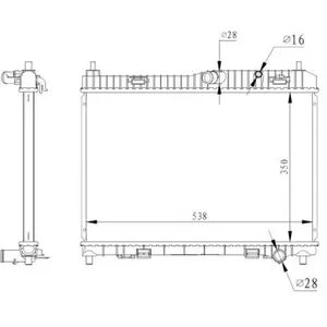 Radiateur 59317 NRF pas cher