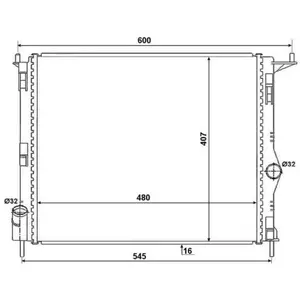 Radiateur 53069A NRF pas cher