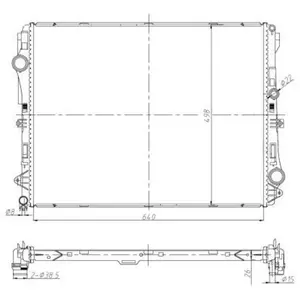 Radiateur 50041 NRF pas cher