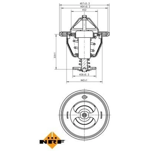 Thermostaat koelvloeistof 725131 NRF pas cher