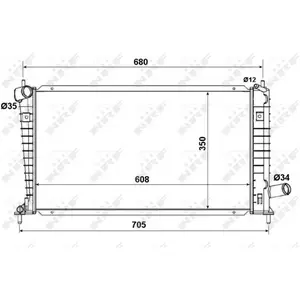 NRF Radiateur pas cher