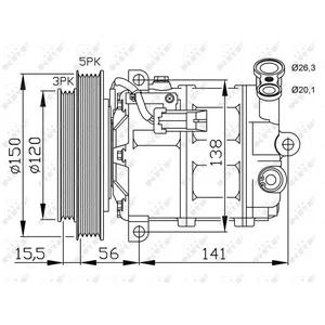 Nrf 32673 G d'installation de climatisationVendu parauto-5