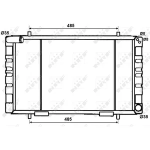 Radiateur nrf 53070 pas cher