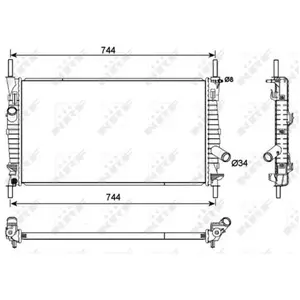 NRF Radiateur pas cher