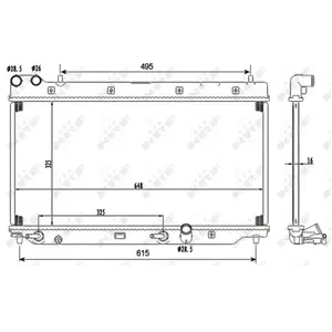 NRF Radiateur pas cher