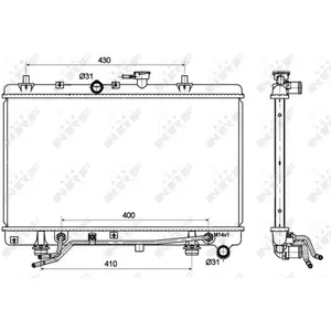 NRF Radiateur pas cher