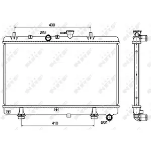 NRF Radiateur pas cher