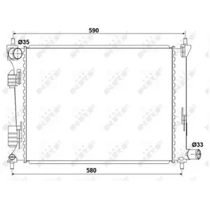 NRF Radiateur pas cher