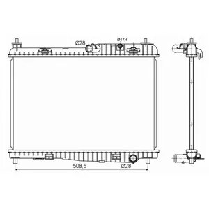 NRF Radiateur pas cher