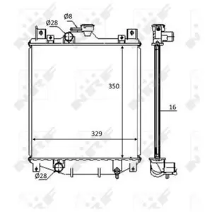 NRF Radiateur pas cher