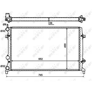 NRF Radiateur pas cher
