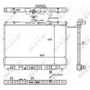 NRF Radiateur pas cher