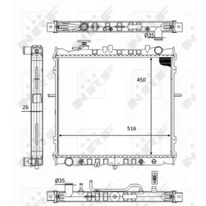 Radiateur nrf 59049 pas cher
