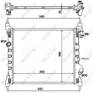NRF Radiateur pas cher