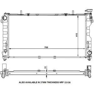 Radiateur nrf 56133 easy fit pas cher