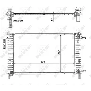 NRF Radiateur pas cher