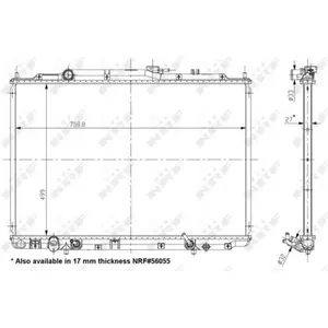 NRF Radiateur pas cher